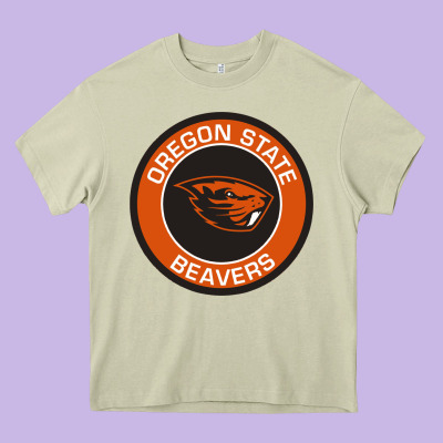 Oregon College Gift Heavy Core Tee Designed By Artisfamous