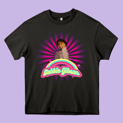 Debbie Gibson Heavy Core Tee Designed By Artisfamous