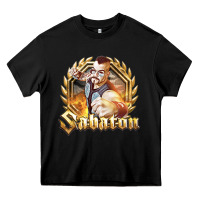 Black sabaton 2 Heavy Core Tee - artisFamous