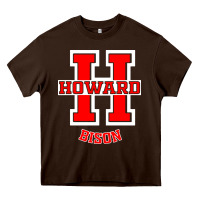 Chocolate Brown howard 1867 university Heavy Core Tee - artisFamous