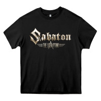 Black sabaton 5 Heavy Core Tee - artisFamous