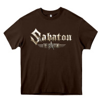 Chocolate Brown sabaton 5 Heavy Core Tee - artisFamous