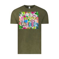 Vintage Olive Lets Get Loaded Vintage Tee - CowhideDigitalArt