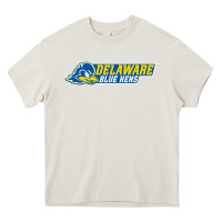 Cream delaware fightin' blue hens Heavy Core Tee - artisFamous