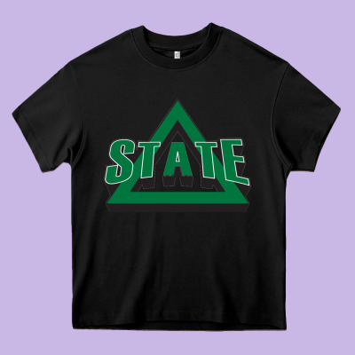 Delta State Athletics Heavy Core Tee Designed By Artisfamous