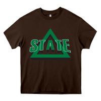 Chocolate Brown delta state athletics Heavy Core Tee - artisFamous