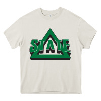 Cream delta state athletics Heavy Core Tee - artisFamous