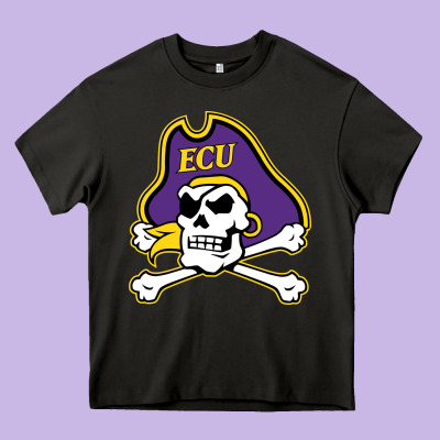 East Carolina Pirates Heavy Core Tee Designed By Artisfamous