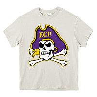 Cream east carolina pirates Heavy Core Tee - artisFamous
