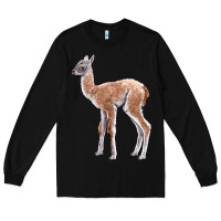 Black Guanaco Llama Baby Long Sleeve Tee - LillyAllenDesigns