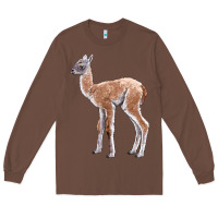 Chestnut Guanaco Llama Baby Long Sleeve Tee - LillyAllenDesigns