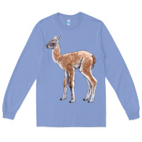 Colony Blue Guanaco Llama Baby Long Sleeve Tee - LillyAllenDesigns