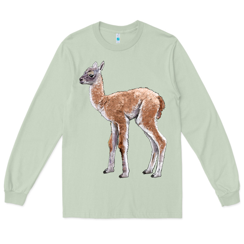 Guanaco Llama Baby Long Sleeve Tee by LillyAllenDesigns | Teevron