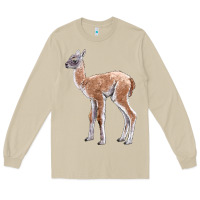 Mushroom Guanaco Llama Baby Long Sleeve Tee - LillyAllenDesigns