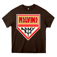 Chocolate Brown melvins army Heavy Core Tee - artisFamous