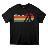 Black algorand algo crypto Heavy Core Tee - artisFamous