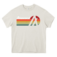 Cream algorand algo crypto Heavy Core Tee - artisFamous