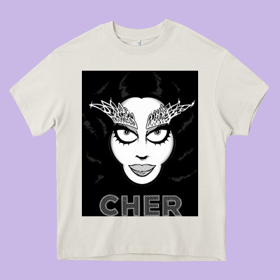 Cher Heavy Core Tee Designed By Artisfamous