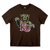 Chocolate Brown kutztown golden bears Heavy Core Tee - artisFamous
