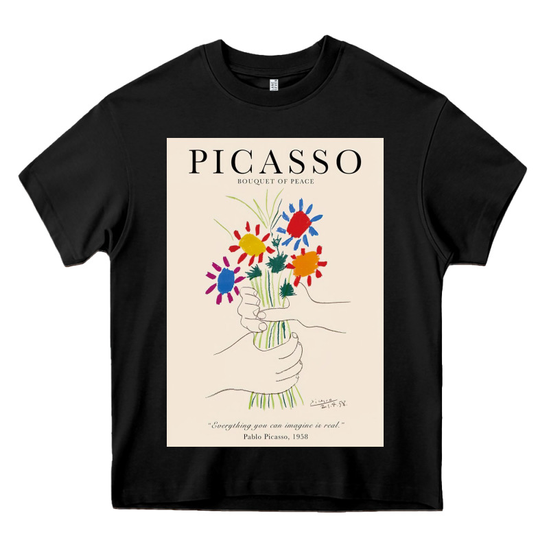 Pablo Picasso   Bouquet Of Peace Heavy Core Tee by artisFamous | Teevron