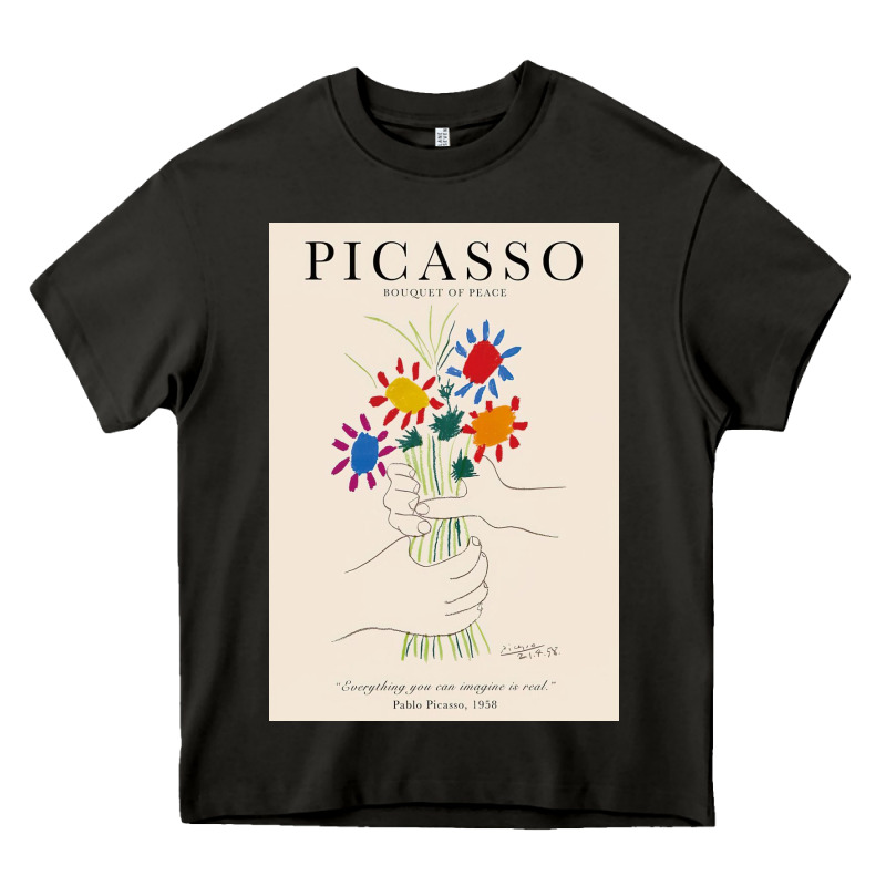 Pablo Picasso   Bouquet Of Peace Heavy Core Tee by artisFamous | Teevron