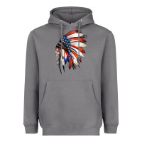 Storm 4th of July Indian Headdress Gypsy Spirit Skull Heavyweight Hoodie - Jasminsmagicworld