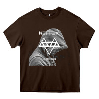 Chocolate Brown head down Heavy Core Tee - artisFamous