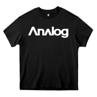 Black analog Heavy Core Tee - artisFamous