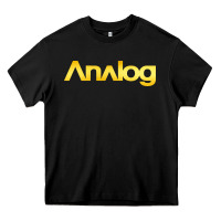 Black analog Heavy Core Tee - artisFamous