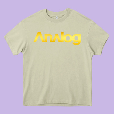Analog Heavy Core Tee Designed By Artisfamous