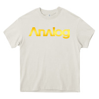 Cream analog Heavy Core Tee - artisFamous