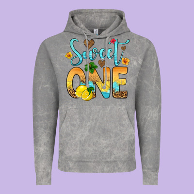 Sweet One Lemon Vintage Hoodie Designed By Artiststas