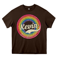 Chocolate Brown kevin Heavy Core Tee - artisFamous