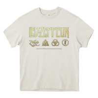Cream classic Heavy Core Tee - artisFamous
