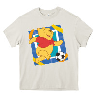 Cream winnie the pooh Heavy Core Tee - artisFamous