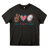 Asphalt Peace Love Volleyball Heavy Core Tee - Jasminsmagicworld