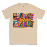 Mushroom Gobble Till You Wobble Classic Tee - FaDigitalArtStudio