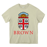 Mossy brown university Heavy Core Tee - artisFamous