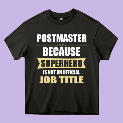 Gift For Superhero Postmaster Heavy Core Tee Designed By Artisfamous