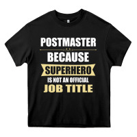 Black gift for superhero postmaster Heavy Core Tee - artisFamous