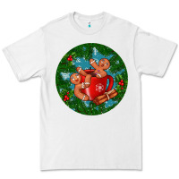 White gingerbread men with hot chocolate Premium Tee - BundleAndBundleShop