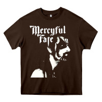 Chocolate Brown mercyful fate new Heavy Core Tee - artisFamous