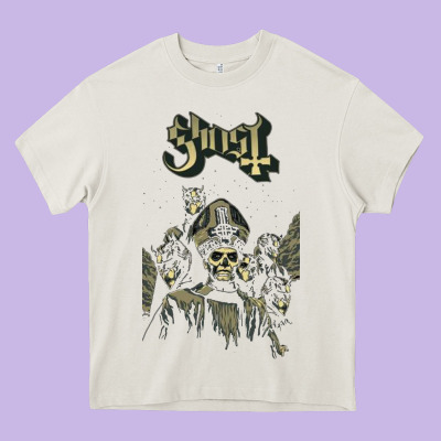 Ghost New Heavy Core Tee Designed By Artisfamous