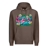 Coffee breast cancer believe Premium Hoodie - BarkalooDesign