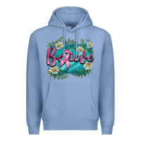 Colony Blue breast cancer believe Premium Hoodie - BarkalooDesign
