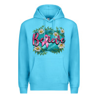 Ocean Blue breast cancer believe Premium Hoodie - BarkalooDesign