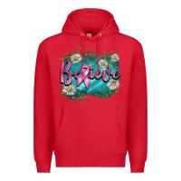 Red breast cancer believe Premium Hoodie - BarkalooDesign