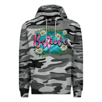 Slate Camo breast cancer believe Premium Hoodie - BarkalooDesign