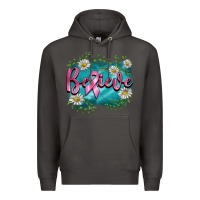 Smoke breast cancer believe Premium Hoodie - BarkalooDesign
