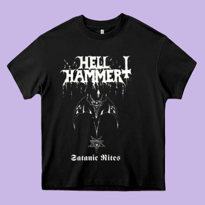 Hell Hammer Heavy Core Tee Designed By Artisfamous